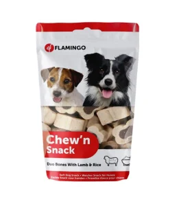 dog treats Chew'n Snack Duo Bone with Lamp chicken and Rice