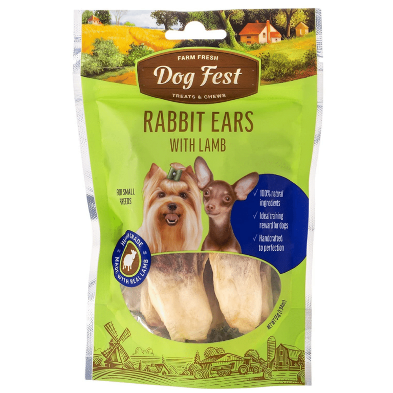 Dog Fest Treats & Chews Rabbit Ears With Lamp