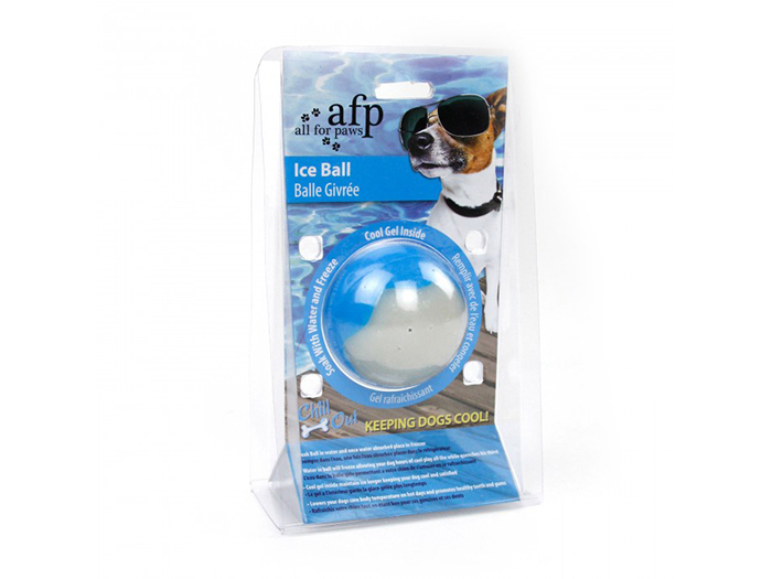 AFP Chill Out Ice Dog Ball 7cm (White)