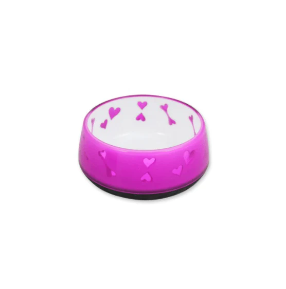 All For Paws Dog Love Bowl Pink Small