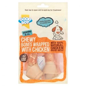Chewy Bones Wrapped With Chicken 180g Goodboy