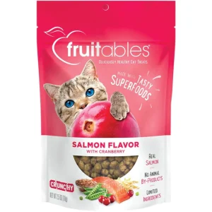 Fruitables Salmon Flavor with Cranberry Cat Treats (70g)