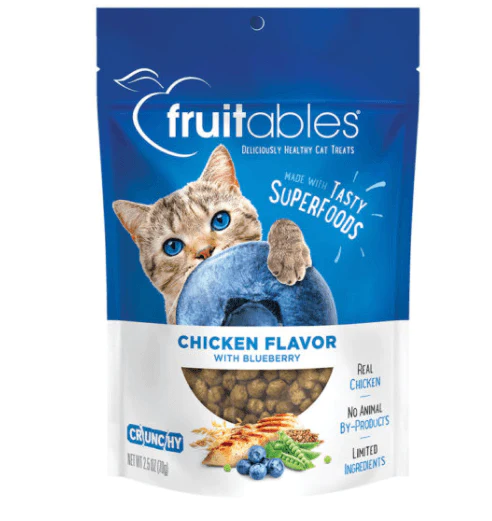 Fruitables Chicken Flavor with Blueberry Cat Treats 70g
