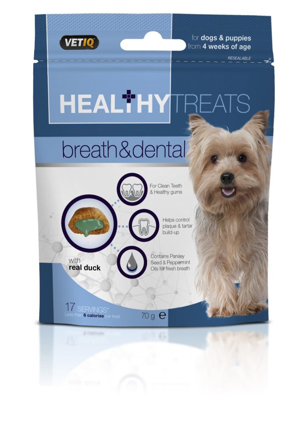 VetIQ Healthy Treats Breath & Dental Dogs & Puppy (70g)