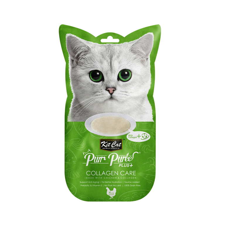 Kit Cat Purr Puree Plus+ Chicken & Collagen Care