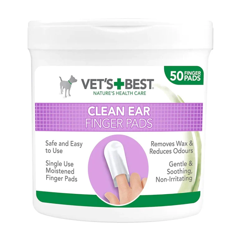 Vet’s Best Clean Ear Finger Pads 50 Pads