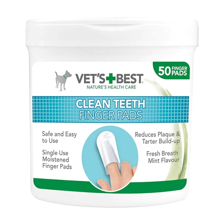 Vet’s Best Clean Teeth Finger Pads (50 Pads)