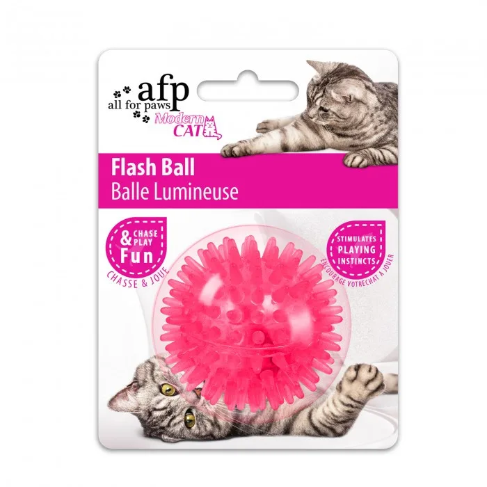 AFP Flash Ball Cat Toy Pink