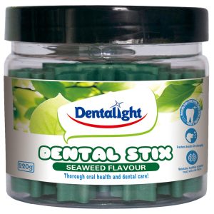 Dentalight 2.5" Dental Stix Seaweed Flavour 220g