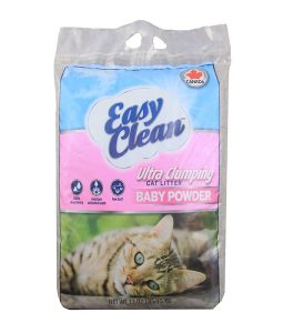Easy Clean Cat Litter Ultra Clumping Baby Powder 15 Kg