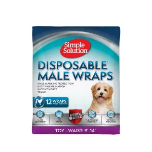 Simple Solution Disposable Male Dog Wraps Xs