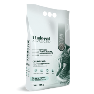 10 L Natural Bentonite Lindocat Advanced Clumping + Low Track (Fragrance Free)