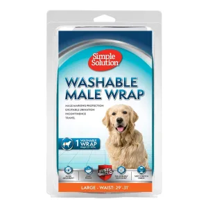 Simple Solution Washable Male Dog Wraps L