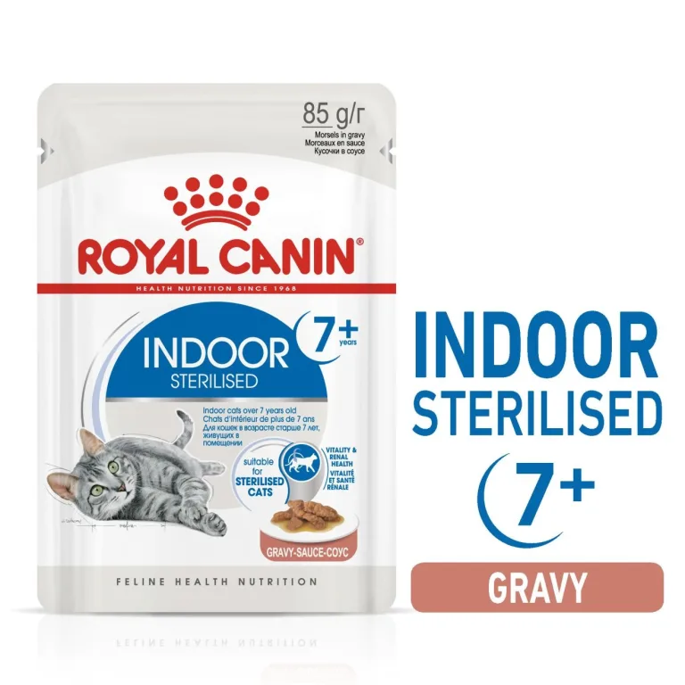 Royal Canin Size Feline Health Nutrition Indoor 7+ (Wet Food – Pouches)