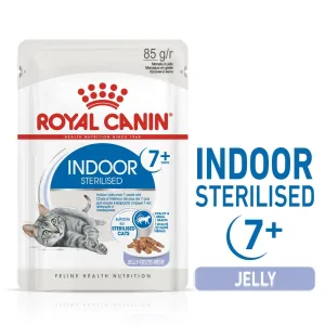 Royal Canin Size Feline Health Nutrition Indoor 7+ Jelly (Wet Food - Pouches)