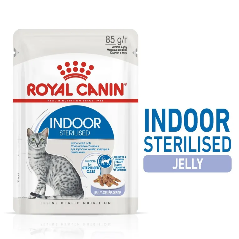 Royal Canin Size Feline Health Nutrition Indoor Jelly (Wet Food – Pouches)