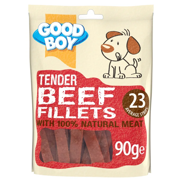 Goodboy Tender Beef Fillets – 90g Dog Treat