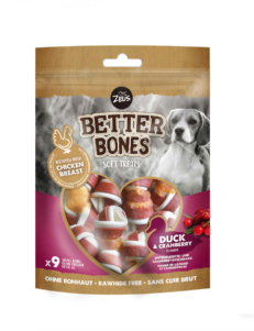 Zeus Better Bones Wrapped Duck & Cranberry 197g Dog Treats